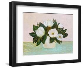 Magnolias-null-Framed Art Print