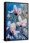 Magnolias-Mary Smith-Framed Stretched Canvas