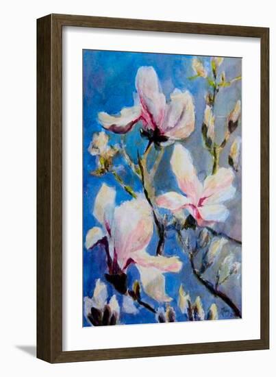 Magnolias-Mary Smith-Framed Giclee Print