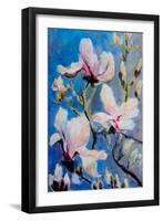 Magnolias-Mary Smith-Framed Giclee Print