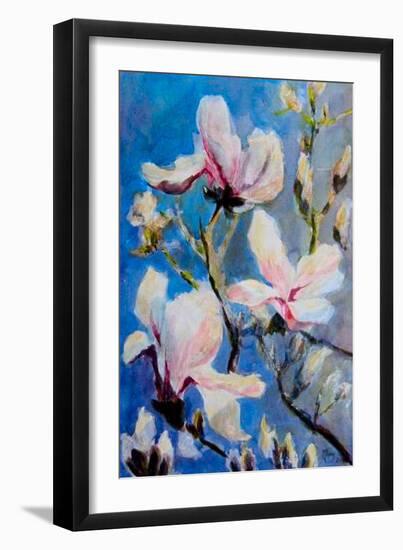 Magnolias-Mary Smith-Framed Giclee Print