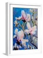 Magnolias-Mary Smith-Framed Giclee Print