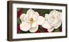 Magnolie in Fiore-Luca Villa-Framed Art Print