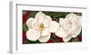 Magnolie in Fiore-Luca Villa-Framed Art Print