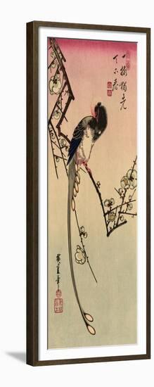 Magpie, 19th Century-Ando Hiroshige-Framed Giclee Print