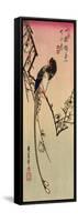 Magpie, 19th Century-Ando Hiroshige-Framed Stretched Canvas