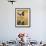 Magpie Coming to Drink at a Pool, Alicante, Spain-Niall Benvie-Framed Photographic Print displayed on a wall