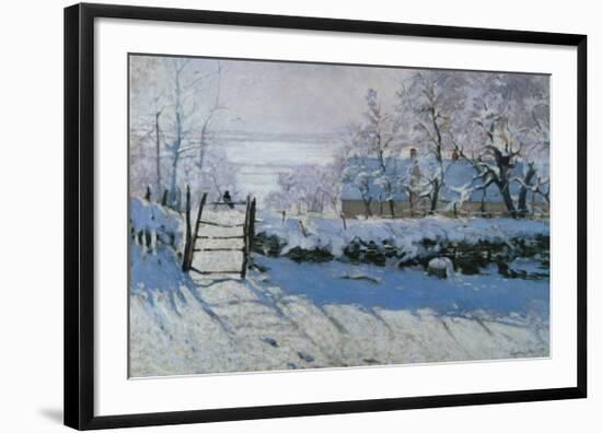 Magpie-Claude Monet-Framed Art Print