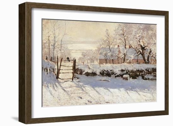 Magpie-Claude Monet-Framed Art Print