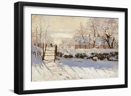 Magpie-Claude Monet-Framed Art Print