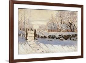 Magpie-Claude Monet-Framed Premium Giclee Print