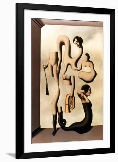 Magritte: Acrobat's Ideas-Rene Magritte-Framed Giclee Print