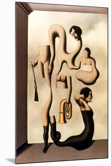 Magritte: Acrobat's Ideas-Rene Magritte-Mounted Giclee Print
