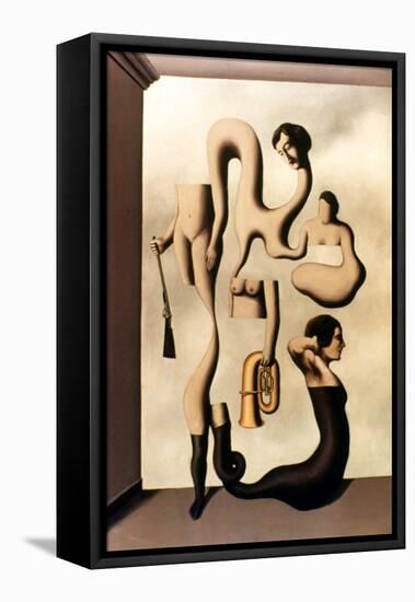 Magritte: Acrobat's Ideas-Rene Magritte-Framed Stretched Canvas