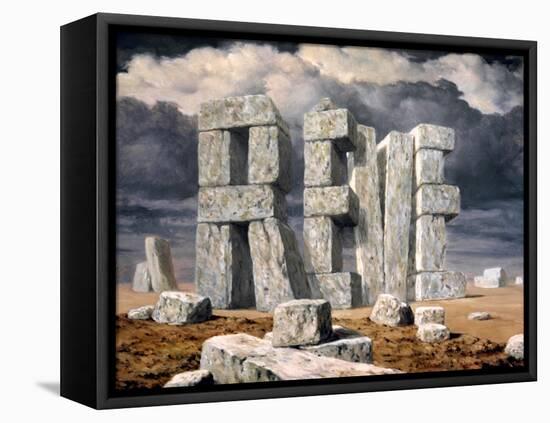 Magritte: Art, 1950-Rene Magritte-Framed Stretched Canvas