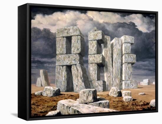 Magritte: Art, 1950-Rene Magritte-Framed Stretched Canvas