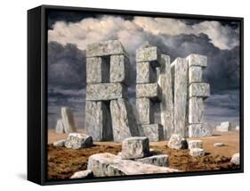 Magritte: Art, 1950-Rene Magritte-Framed Stretched Canvas