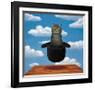 Magritte Cat-Chameleon Design, Inc.-Framed Art Print