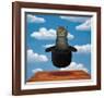 Magritte Cat-Chameleon Design, Inc.-Framed Art Print