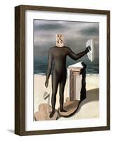 Magritte: Man From The Sea-Rene Magritte-Framed Giclee Print