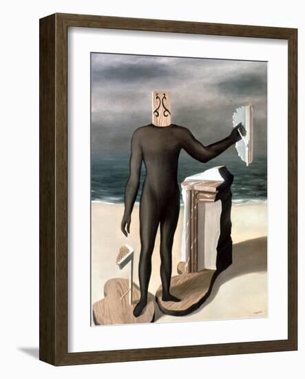 Magritte: Man From The Sea-Rene Magritte-Framed Giclee Print