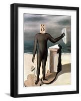 Magritte: Man From The Sea-Rene Magritte-Framed Giclee Print