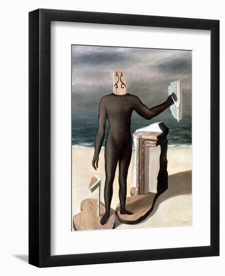 Magritte: Man From The Sea-Rene Magritte-Framed Premium Giclee Print