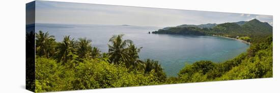 Magsit Bay Panorama, Lombok, Indonesia, Southeast Asia, Asia-Matthew Williams-Ellis-Stretched Canvas