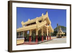 Maha Wizaya Pagoda, Yangon (Rangoon), Myanmar (Burma), Asia-Richard Cummins-Framed Photographic Print