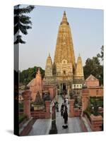 Mahabodhi Temple, Bodh Gaya (Bodhgaya), Gaya District, Bihar, India, Asia-Jochen Schlenker-Stretched Canvas