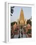 Mahabodhi Temple, Bodh Gaya (Bodhgaya), Gaya District, Bihar, India, Asia-Jochen Schlenker-Framed Photographic Print