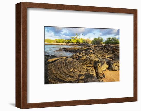 Mahai'ula Beach, Big Island, Hawaii, USA-Christian Kober-Framed Photographic Print