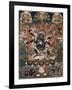 Mahâkâla, sous son aspect Sadbhuja-null-Framed Giclee Print