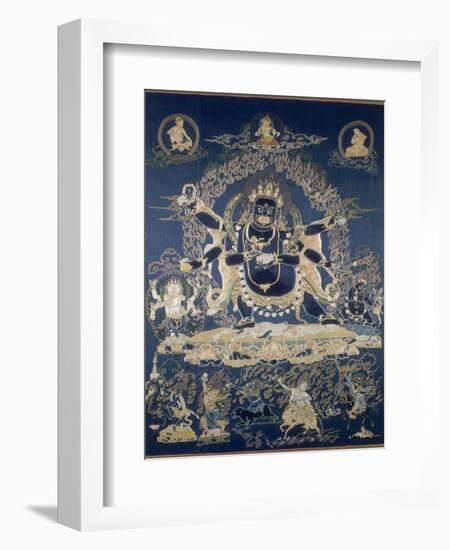 Mahâkâla, sous son aspect Sadbhuja-null-Framed Giclee Print