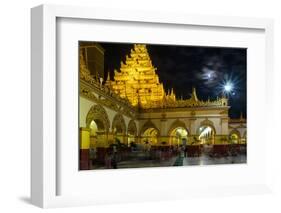 Mahamuni Paya (Pagoda), Mandalay, Myanmar (Burma), Asia-Nathalie Cuvelier-Framed Photographic Print