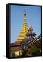 Mahamuni Paya Temple and Monastery, Mawlamyine (Moulmein), Mon State, Myanmar (Burma), Asia-Tuul-Framed Stretched Canvas