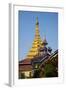 Mahamuni Paya Temple and Monastery, Mawlamyine (Moulmein), Mon State, Myanmar (Burma), Asia-Tuul-Framed Photographic Print