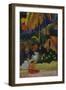 Mahana Maà (Landscape in Tahit)-Paul Gauguin-Framed Giclee Print