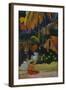 Mahana Maà (Landscape in Tahit)-Paul Gauguin-Framed Giclee Print