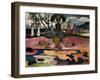 Mahana No Atua (Gottestag)-Paul Gauguin-Framed Giclee Print
