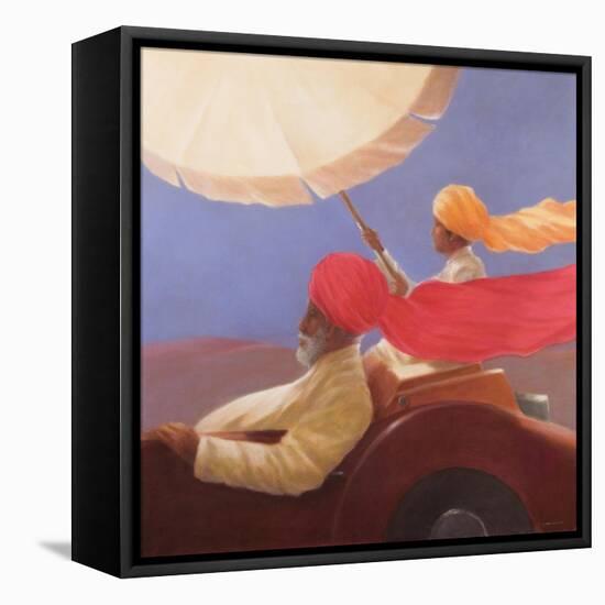 Maharaja at Speed, 2010-Lincoln Seligman-Framed Stretched Canvas