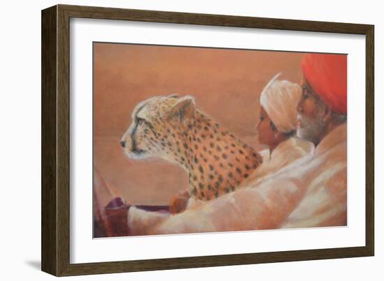 Maharaja, Boy and Cheetah 2-Lincoln Seligman-Framed Giclee Print
