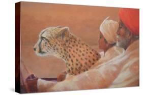Maharaja, Boy and Cheetah 2-Lincoln Seligman-Stretched Canvas