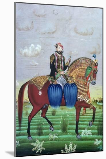 Maharaja Jai Singh II of Jaipur (1699-1743)-null-Mounted Giclee Print