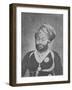 Maharaja Mansinhji Ii, Raj Sahib of Dhrangadhra (Engraving)-English Photographer-Framed Giclee Print