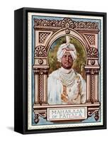 Maharaja of Patiala, Stamp-null-Framed Stretched Canvas