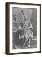 Maharaja Pratap Singhji of Jammu and Kashmir (Engraving)-English Photographer-Framed Giclee Print