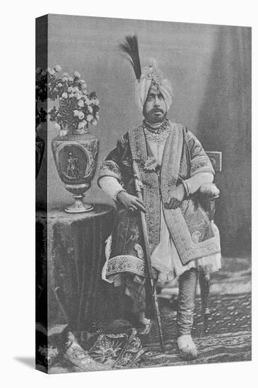 Maharaja Pratap Singhji of Jammu and Kashmir (Engraving)-English Photographer-Stretched Canvas