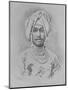 Maharaja Rajinder Singh (Engraving)-English-Mounted Giclee Print