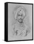 Maharaja Rajinder Singh (Engraving)-English-Framed Stretched Canvas